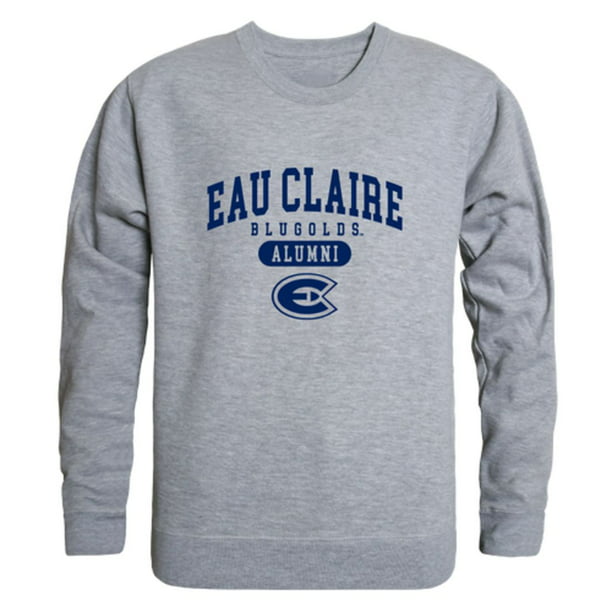 Heathered School Spirit Sweatshirt University of Wisconsin-Eau Claire Mens Pullover Hoodie 